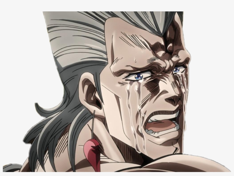 Report Abuse - Jean Pierre Polnareff Crying, transparent png