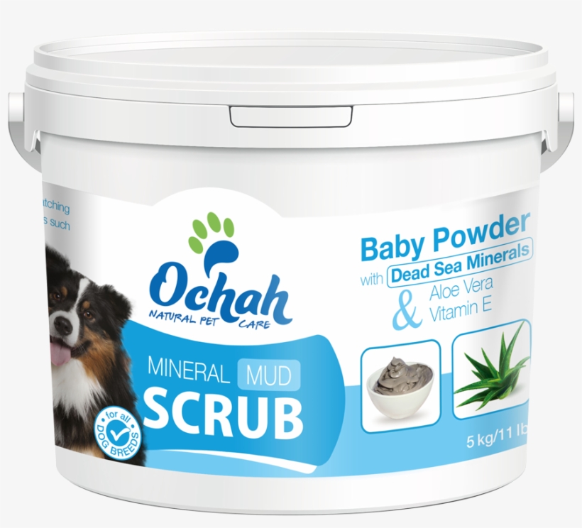 [safest Mineral Pet Products For Skin Treatment] - Ochah Mineral Mud Scrub With Honey And Milk (14 Oz), transparent png