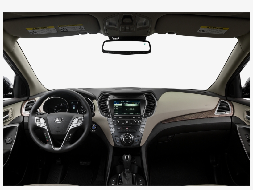 Interior View Of 2017 Hyundai Santa Fe In Ontario - 2018 Lexus Ls 500 F Sport Interior, transparent png