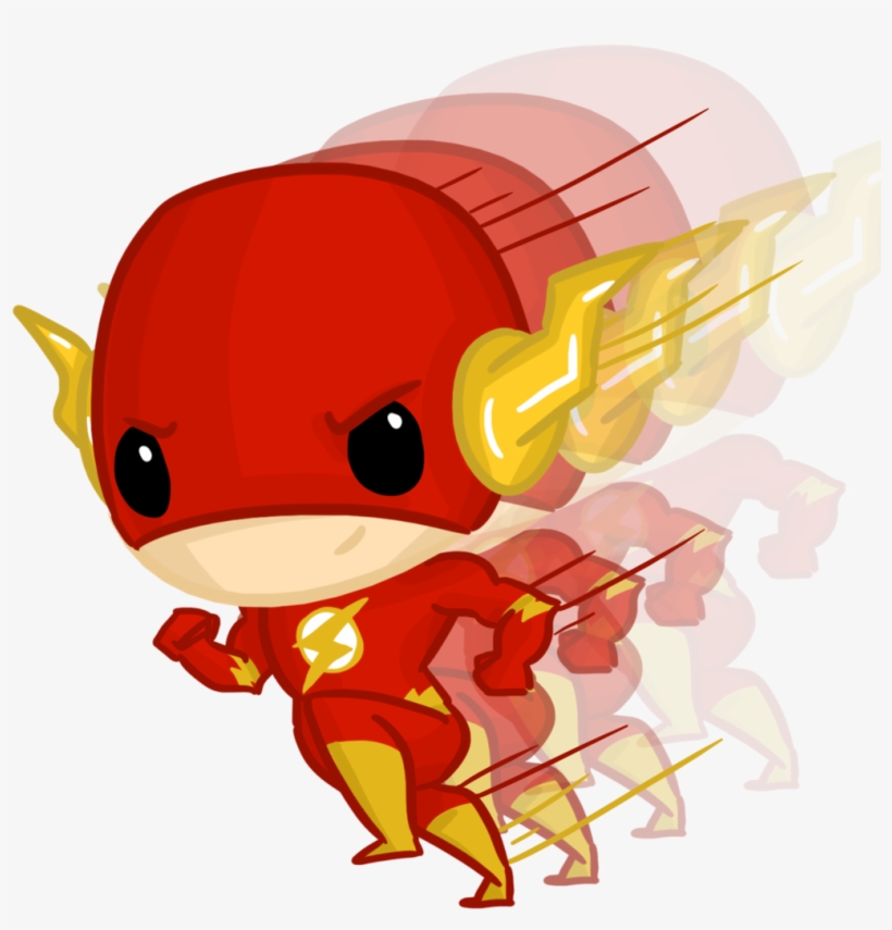 Transparent Super Chibis Wally West By Ijen Ekusas - Chibi Superheroes Transparent Background, transparent png