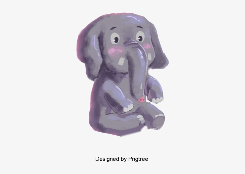 Beautiful Cartoon Cute Hand-painted Watercolor Animal - Cartoon, transparent png