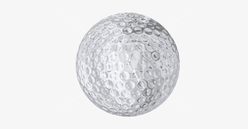 Silver Golf Ball - Golf Ball Transparent Background, transparent png