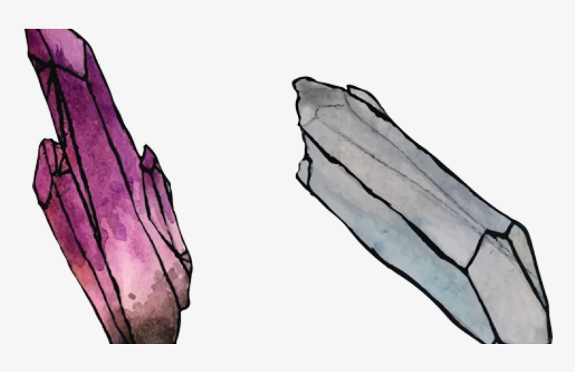 Vector Crystal Watercolor Png Free - Watercolor Painting, transparent png
