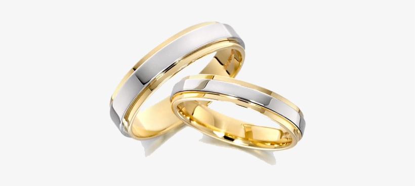 Wedding Ring Transparent Background - Wedding Band Gold And Silver, transparent png