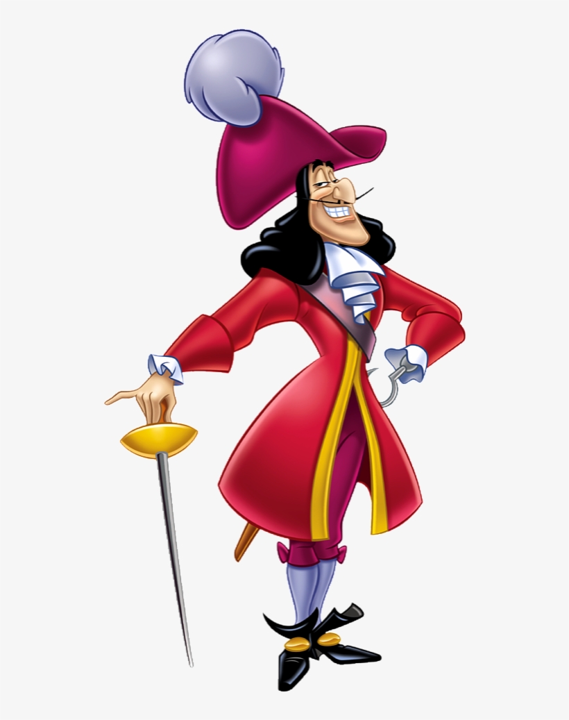 Captain Hook Transparent - Captain Hook Disney Villains, transparent png