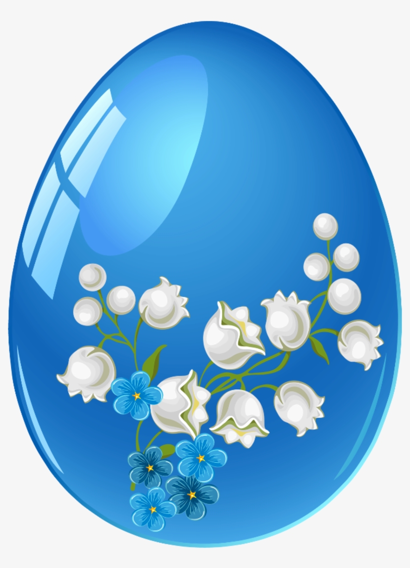 Lily Clipart Easter Egg - Easter, transparent png