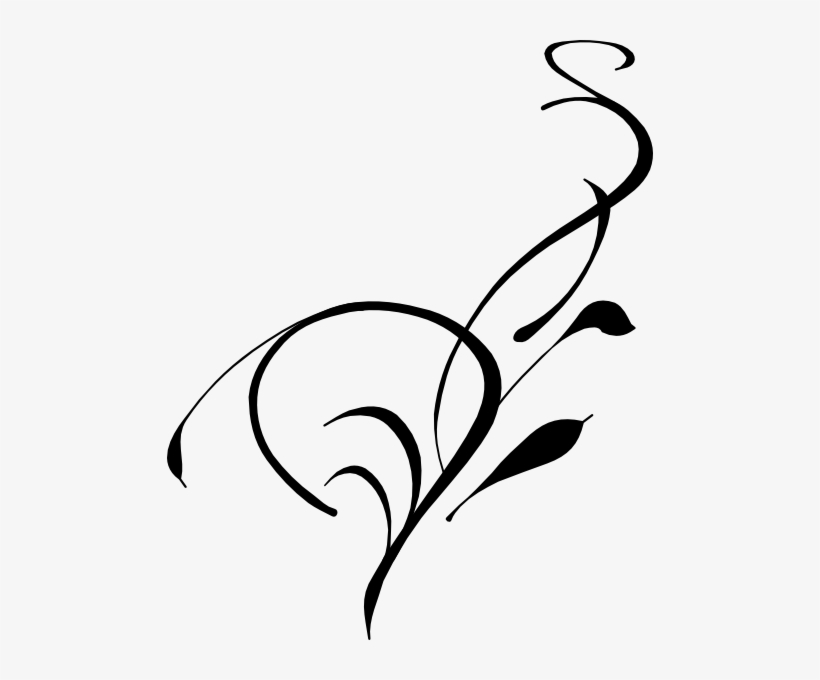 Image - Flowers Clip Art Black And White Border, transparent png