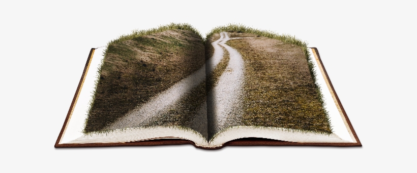 Open Book Fantasy With Farm Road Png Image - Traphouse Diaries, transparent png