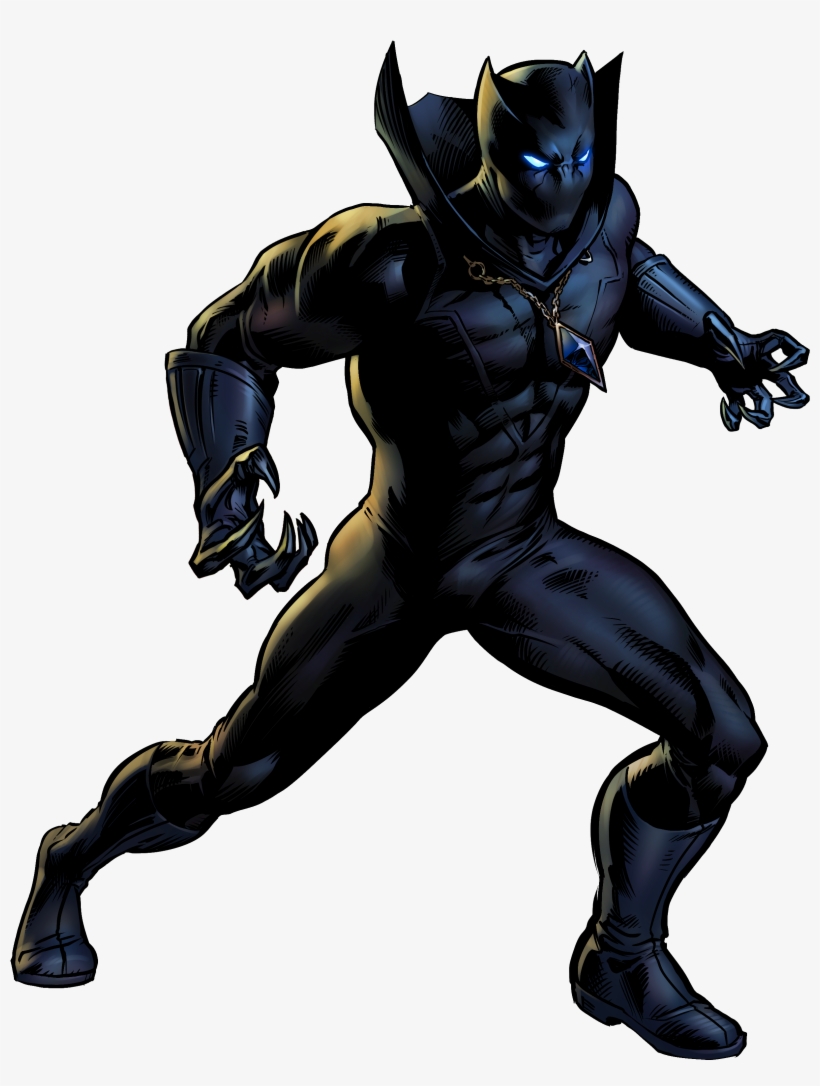 Marvel Comics Clipart At Getdrawings - Black Panther Superhero Clipart, transparent png