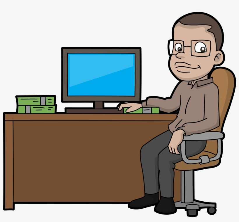 Computer Nerd Png - Making Money Online Svg, transparent png