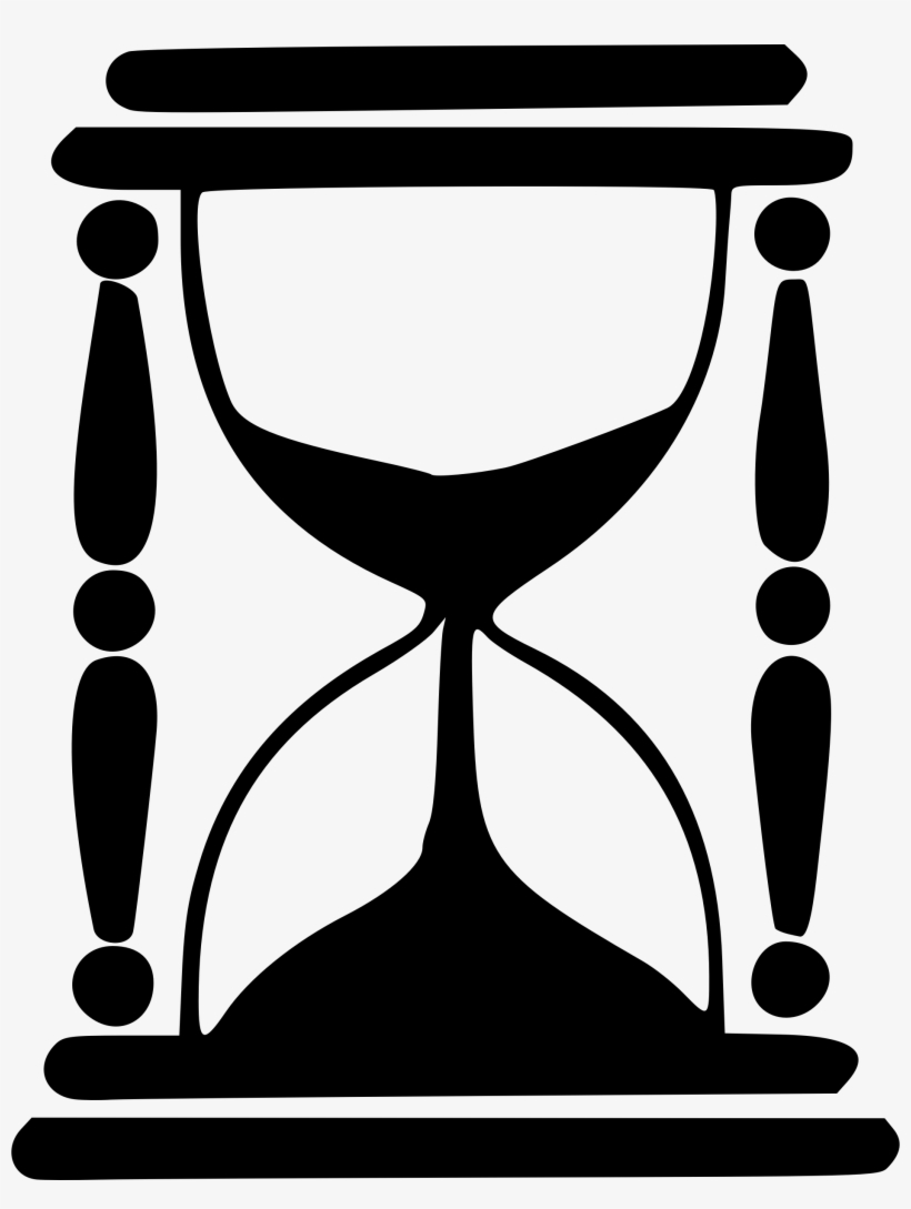 Hour Glass Silhouette At Getdrawings - Hourglass Png, transparent png