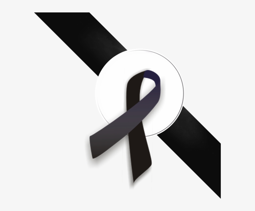 Black Ribbon Top Right - Chide Soap, transparent png