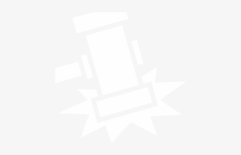 File - Banging-gavel - Twitter White Icon Png, transparent png