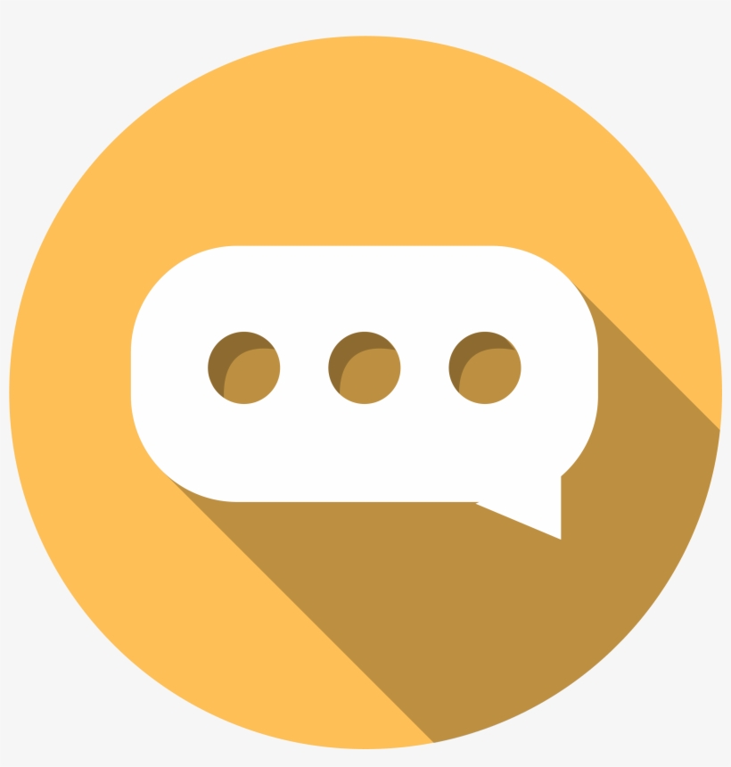 Icon Of A Speech Bubble - Speech Balloon, transparent png