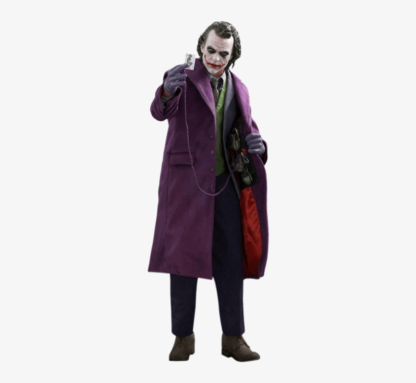 The Dark Knight - Hot Toys 1/4 Qs010 Joker Dark Knight Quarter Scale, transparent png