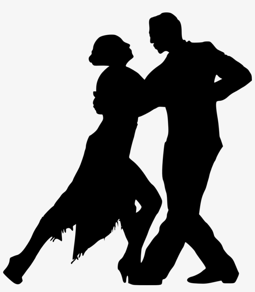 Png File Size - Dancing Couple Png, transparent png