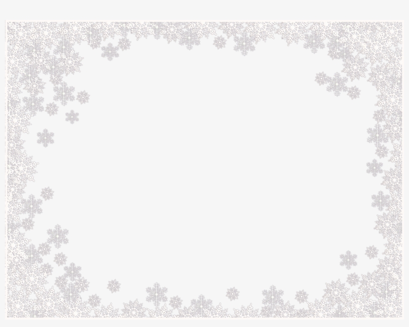 Snowflakes Png Images Free Download, Snowflake Png - White Snowflakes Border Png, transparent png
