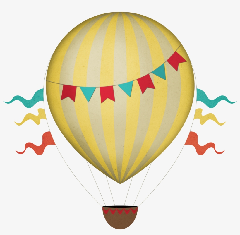 Vintage Clipart Transparent Png Stickpng Download - Hot Air Balloon Png, transparent png
