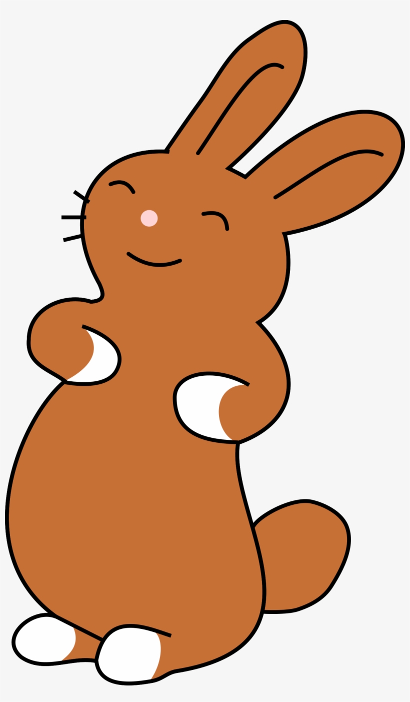 Easter Bunny Clip Art Brown Rabbit Clipart 481x800 Png Download Pngkit