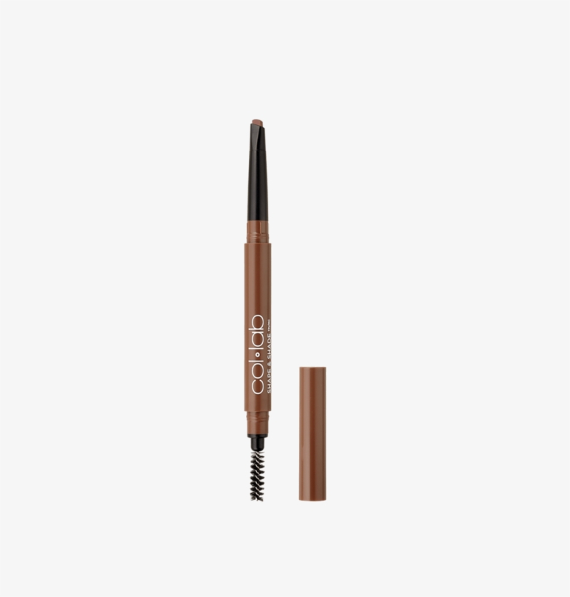Collab Shape And Shade Brow Pencil Ashbrown Open, transparent png
