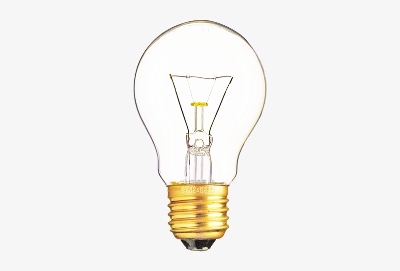 Glowing Bulb Png Image - Incandescent Light Bulb, transparent png