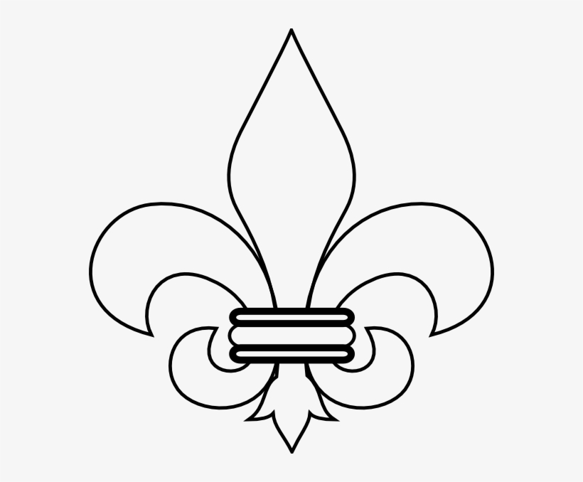 Boy Scout Fleur De Lis Clipart Image - Fleur De Lis Transparent Background, transparent png