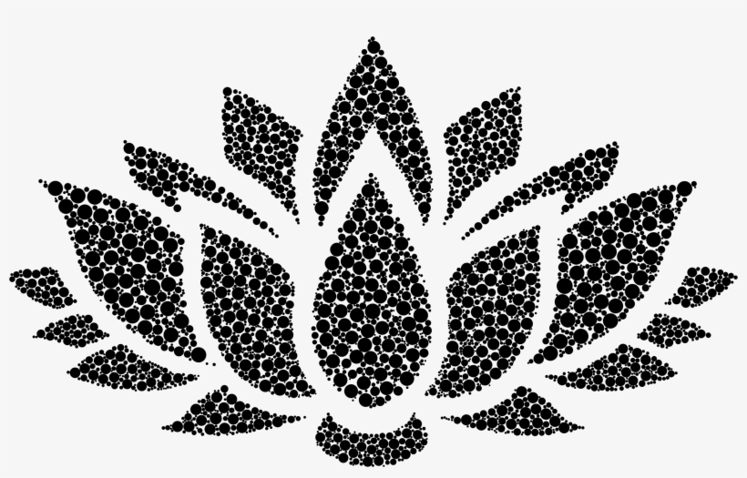 Lotus Flower Silhouette Vector Png - Lotus Flower Silhouette, transparent png