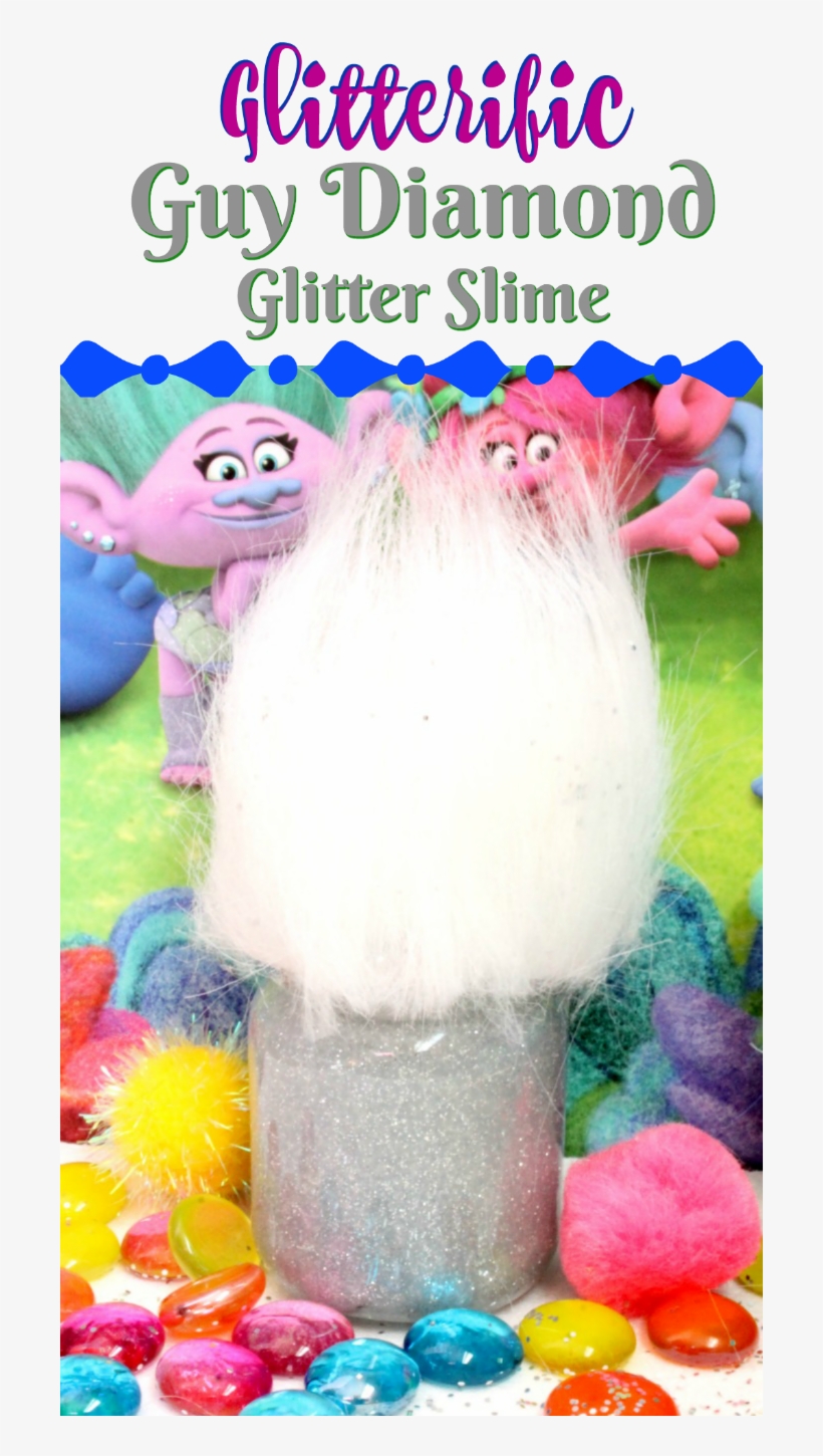 Trolls Diamond Guy Glitter Glue Slime Recipe - Slime Of Trolls, transparent png
