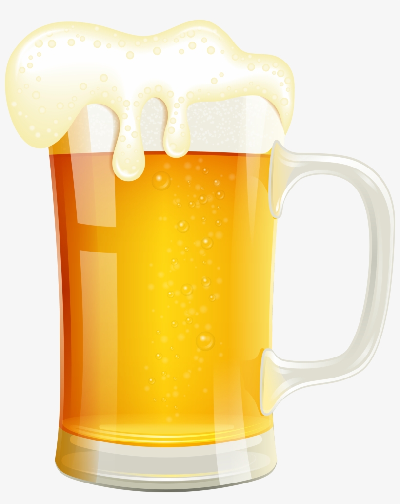Beer Mug Png Vector Clipart Imag - Beer Glass Vector Png, transparent png