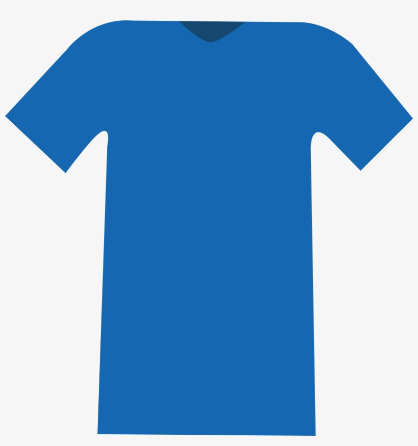 This Free Icons Png Design Of Basic Blue T-shirt, transparent png