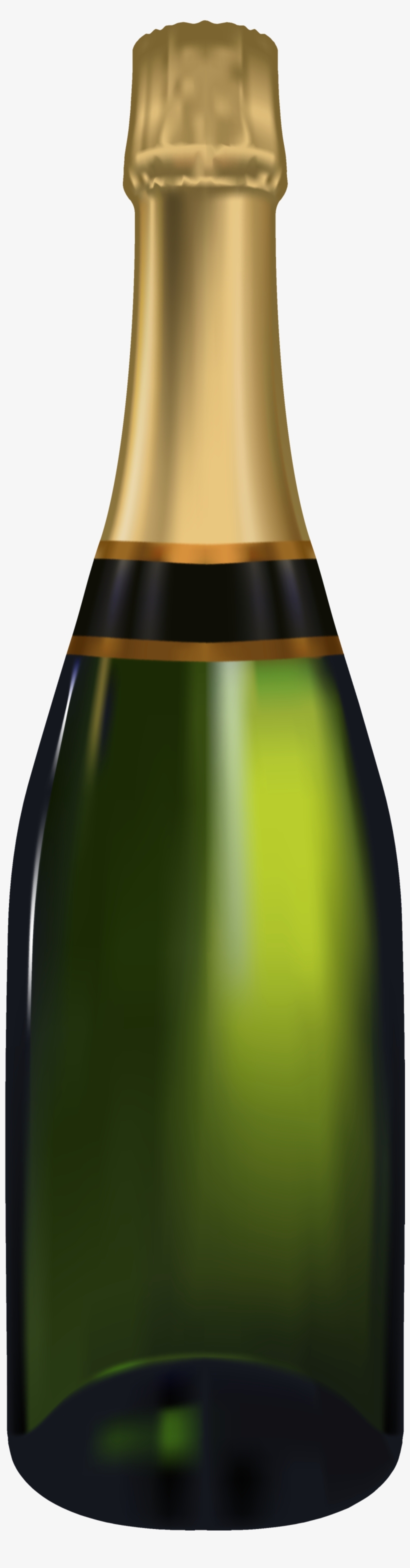 Banner Free Download Png Clipart Best Web - Green Champagne Bottle Png, transparent png