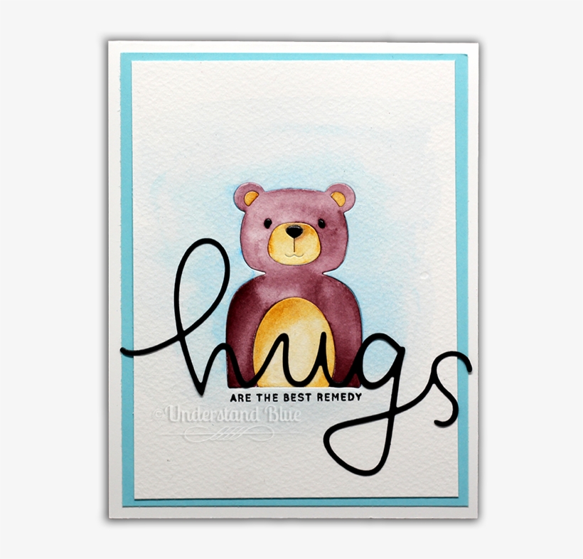To Make Him, I Just Die Cut Him Twice From Two Pieces - Teddy Bear, transparent png