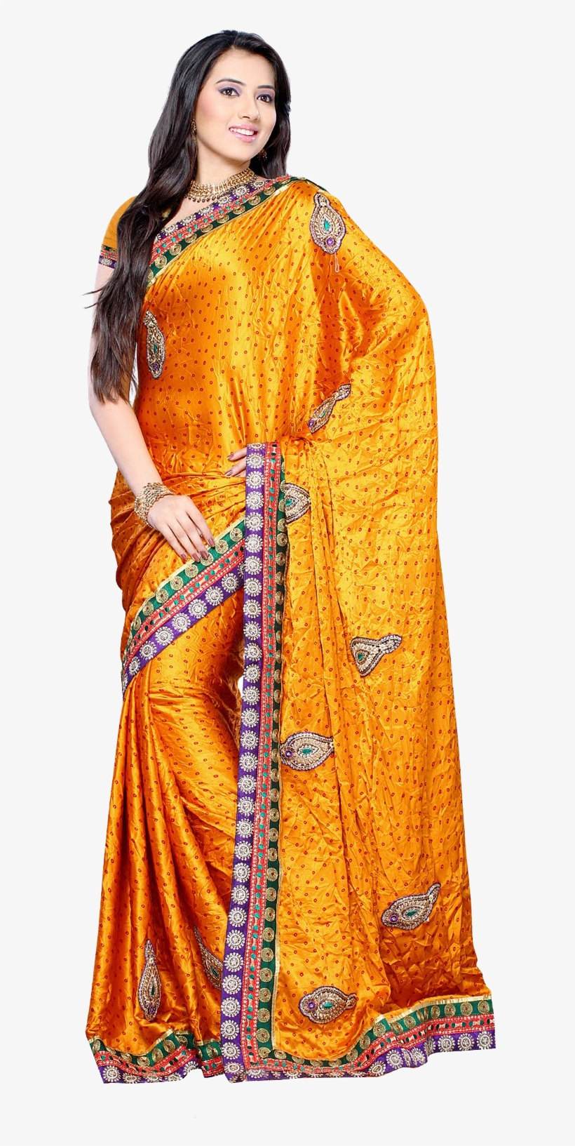 Golden Saree, Satin Saree, Saree Models, Party Wear Saree Png 933x1600 PNG Download PNGkit