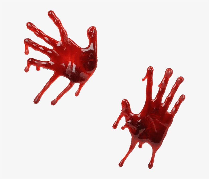 Handprint Clipart Bloody - Bloody Knife With Transparent Background, transparent png
