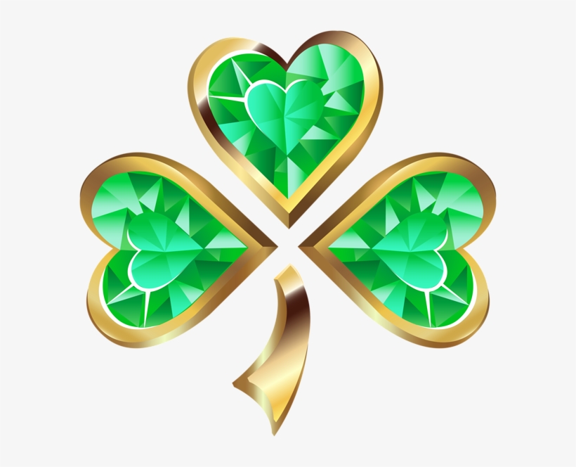 Diamond Irish Shamrock Transparent Png Clip Art - Shamrock Png Transparent, transparent png