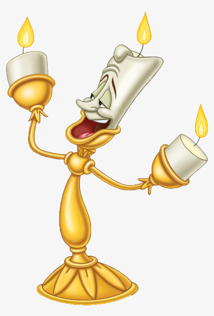 Die Schöne Und Das Biest Kerzenständer, transparent png
