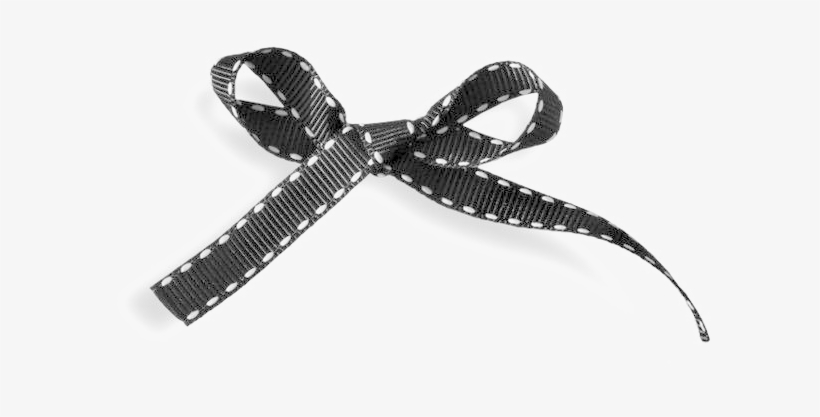 Black Bow Ribbon Png High Quality Image - Ribbon, transparent png