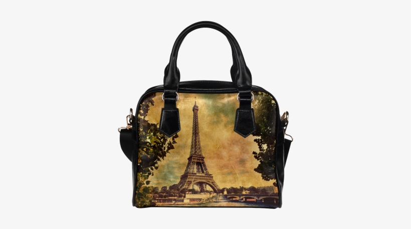 Interestprint Paris Eiffel Tower Women Leather Shoulder, transparent png
