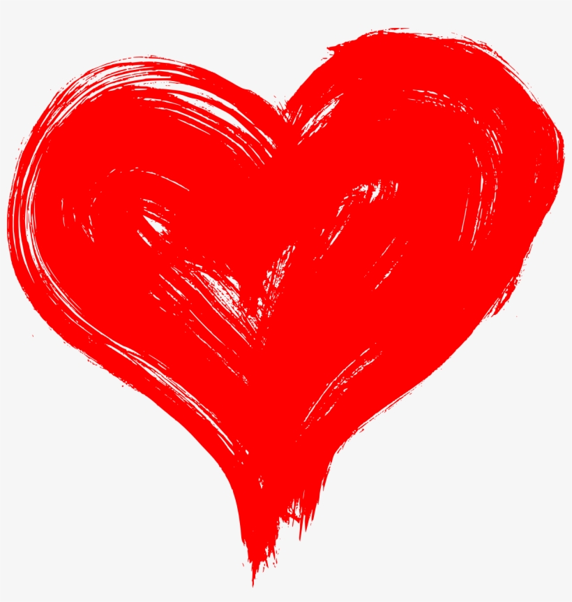 Free Download - Drawn Heart Transparent Background, transparent png