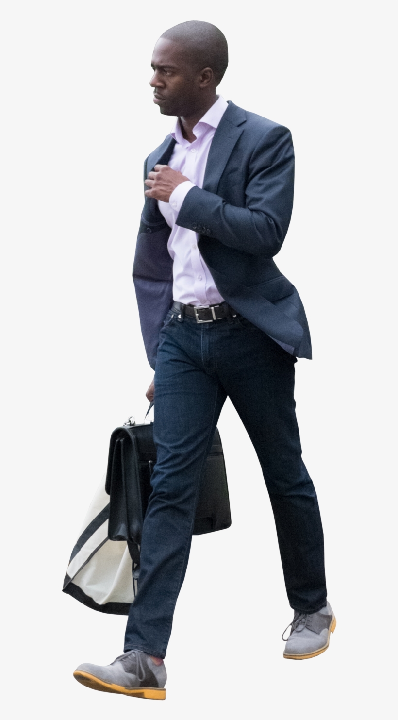 Black People Walking Png Jpg Black And White Stock - Business People Walking Png, transparent png