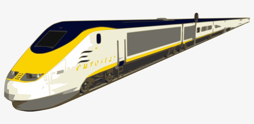 Eurostar Clipart - Rail Transport, transparent png