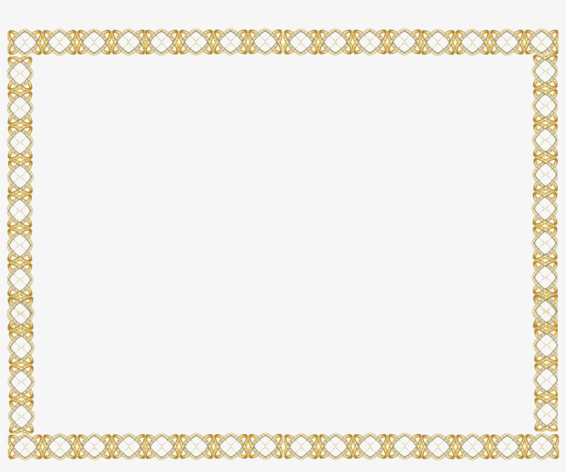 Golden Border Png - Png Frames And Borders, transparent png