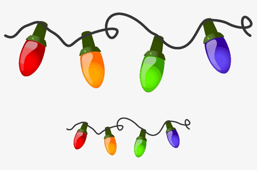 Holiday Clip Art Christmas - Christmas Lights Clipart, transparent png