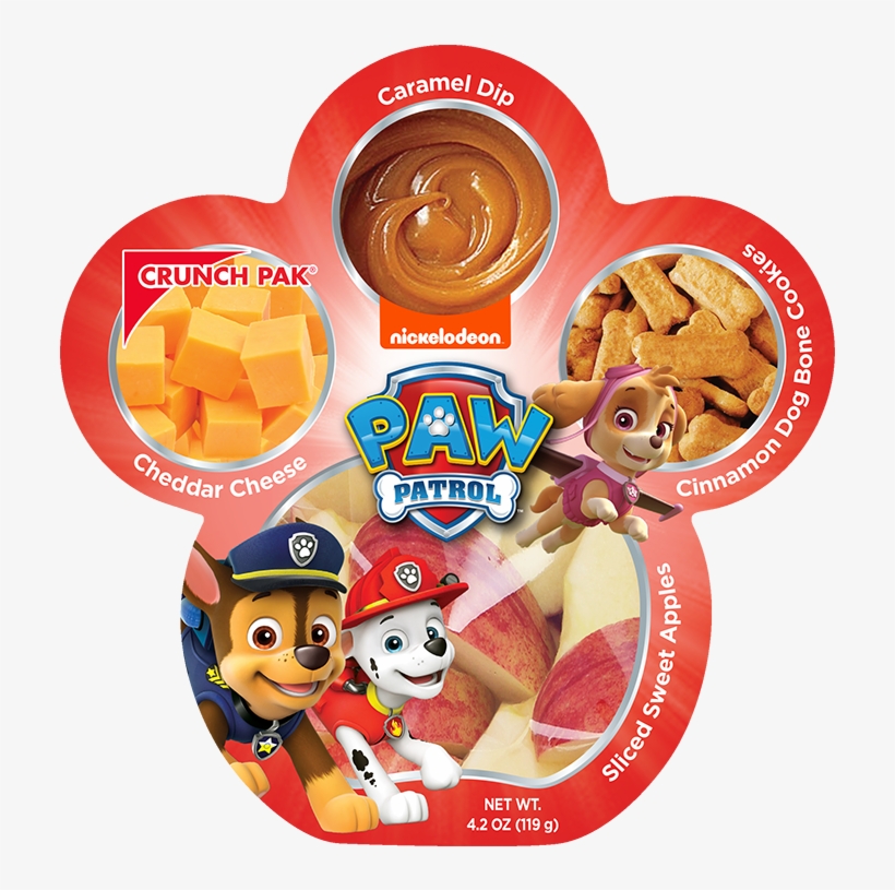 Crunch Pak's Paw Patrol Snacks Launched With Two Flavor - Paw Patrol Crunch Pak, transparent png