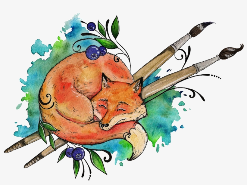 Break The Fox Cartoon Transparent - Drawing, transparent png