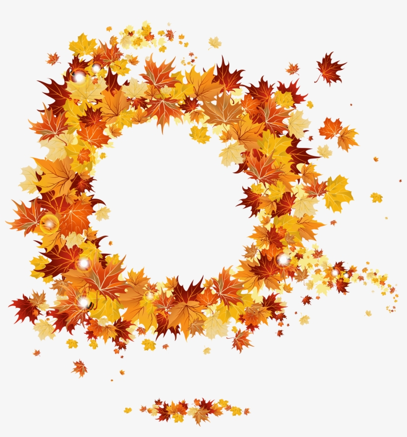 Orange Flower Clipart Round Flower - Fall Png, transparent png