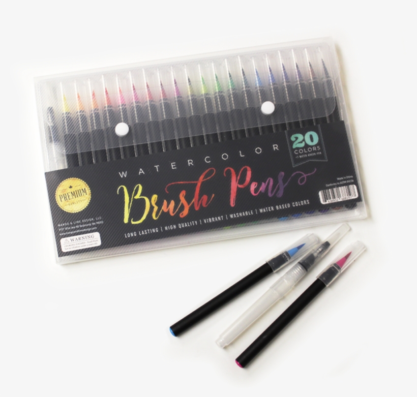 They Make Hand Lettering So Much Fun - Watercolor Painting, transparent png
