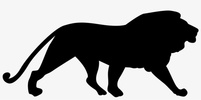 Africa Silhouette At Getdrawings - Lion Silhouette Clipart, transparent png