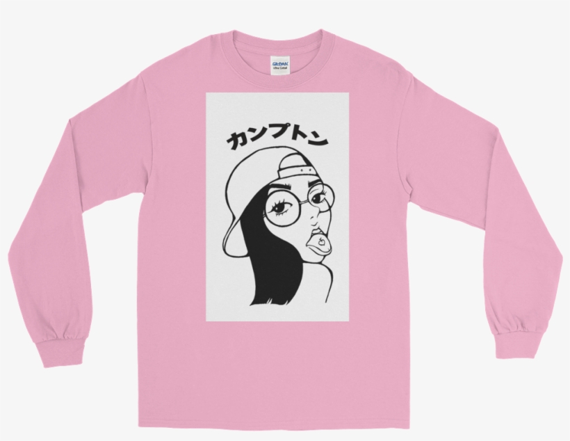 "compton" In Japanese Long Sleeve Shirt, transparent png