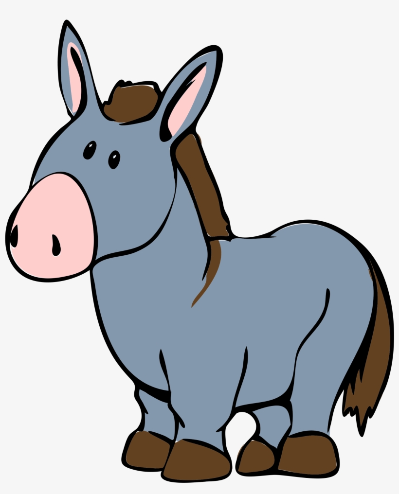 Jpg Transparent Download File Donkey Cartoon Svg Wikimedia - Donkey Cartoon, transparent png